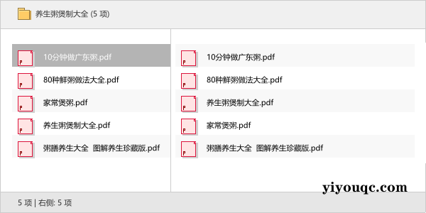 养生粥煲制大全-向阳资源站