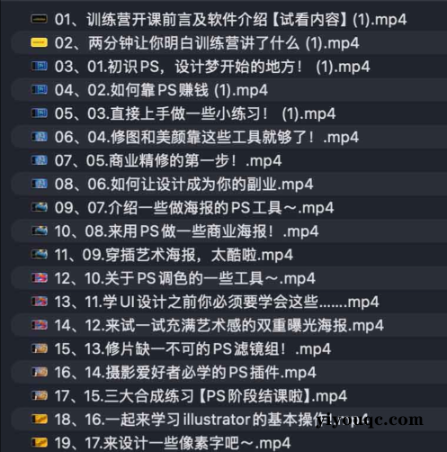 打开你的设计之门：从PS新手到商业高手-向阳资源站