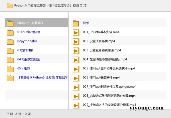 Python入门教程完整版(懂中文就能学会)视频-向阳资源站