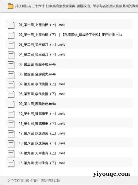 孙子兵法与三十六计，读懂政治、军事与各阶层人物彼此间的谋略智慧与博弈-向阳资源站