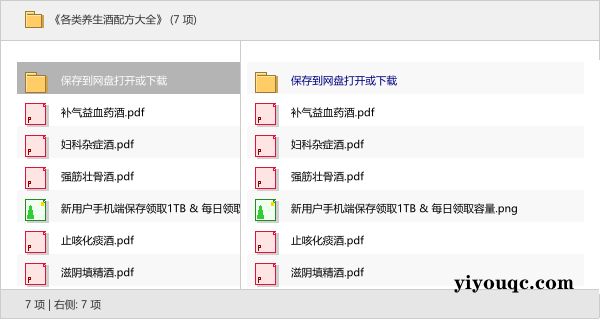 《各类养生酒配方大全》-向阳资源站