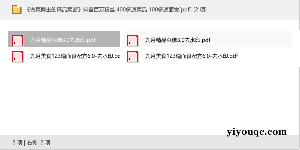 《做菜博主的精品菜谱》抖音百万粉丝 400多道菜品 100多道面食[pdf]-向阳资源站
