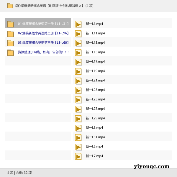 逗你学爆笑新概念英语【动画版 告别枯燥背课文】-向阳资源站