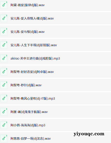 最新车载DJ嗨曲,驾驶必备燃曲库-向阳资源站