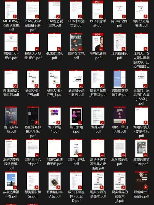 男性泡妞电子书大合集：提升约会与社交技巧的实用指南-向阳资源站