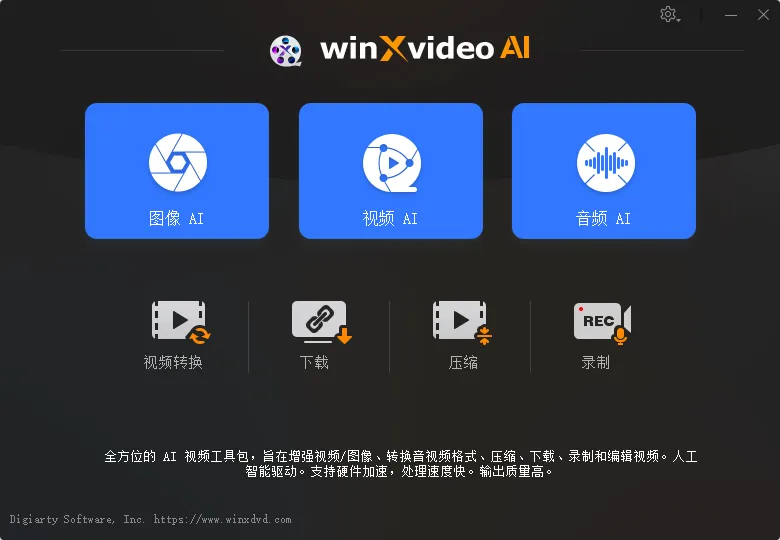 AI视频编辑软件Winxvideo AI多语便携版评测：一键智能剪辑，轻松制作专业大片-向阳资源站